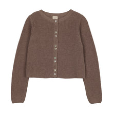 Load image into Gallery viewer, Lil Legs Fine Knit Cardigan - Misty Oat Heather
