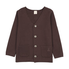 Load image into Gallery viewer, Lil Legs Boys Cardigan Blazer - Chocolate Brown