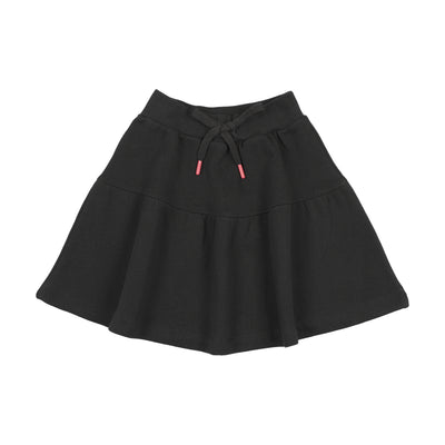 Lil Legs Mon Paris Girls Panel Skirt - Black