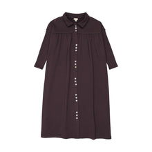 Load image into Gallery viewer, Lil Legs Button Front Maxi Dress - Eggplant