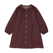 Load image into Gallery viewer, Lil Legs Rugged Threads Dress - Burgundy Denim