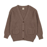 Lil Legs Grandpa Cardigan - Misty Oat