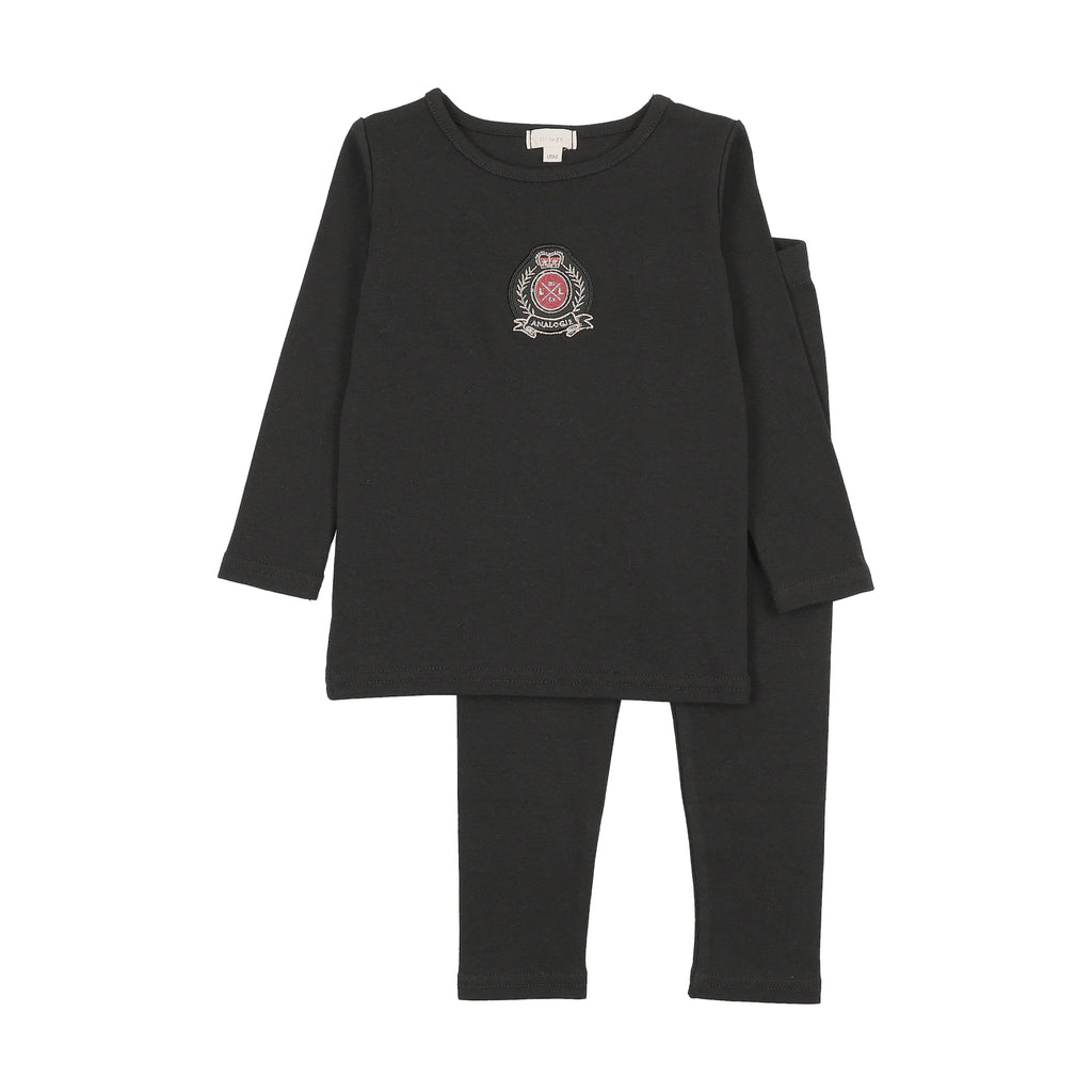 Lil Legs Classic Lounge Set - Black