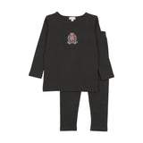 Lil Legs Classic Lounge Set - Black
