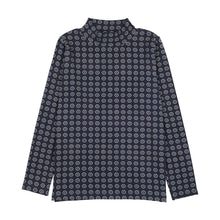 Load image into Gallery viewer, Lil Legs Home Garden Printed Mockneck - Navy Print