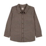 Lil Legs Home Garden Boys Shirt - Oat Print