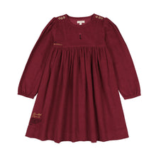 Load image into Gallery viewer, Lil Legs Limited Capsule Embroidered Dress - Deep Red