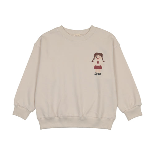 Lil Legs Doll Sweatshirt - Ivory