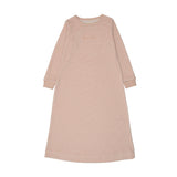 Lil Legs Velour Girls Nightgown - Pink Stripe