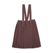 Load image into Gallery viewer, Lil Legs Knife Pleated Suspender Skirt - Vintage Purple