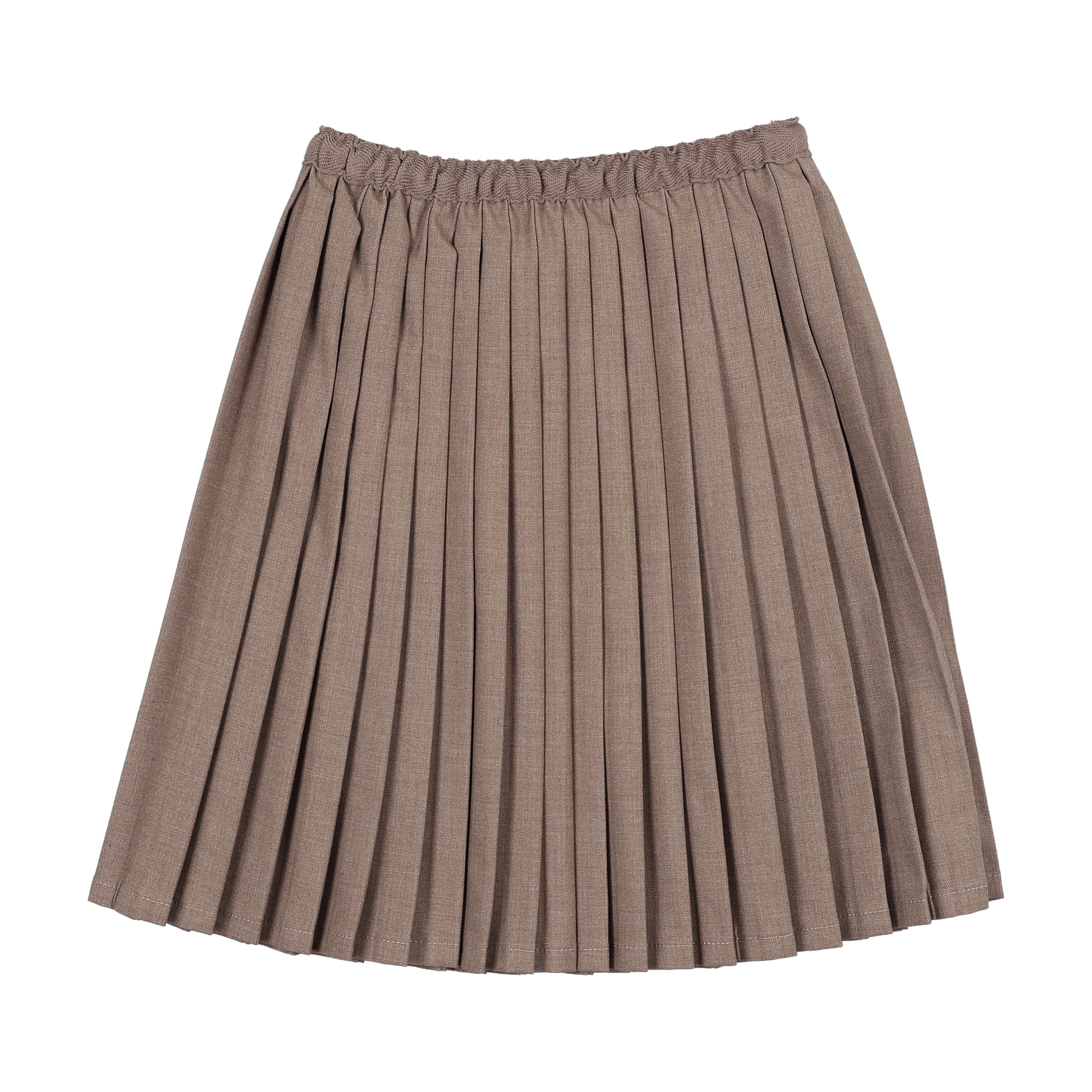 Lil Legs Knife Pleated Skirt - Misty Oat Heather – Moonlight