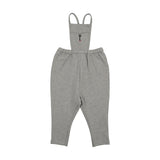 Lil Legs Limited Capsule Bib Overalls - Light Grey Heather