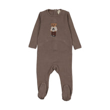 Load image into Gallery viewer, Lil Legs Bear Footie - Washed Brown