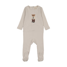 Load image into Gallery viewer, Lil Legs Bear Footie - Ivory