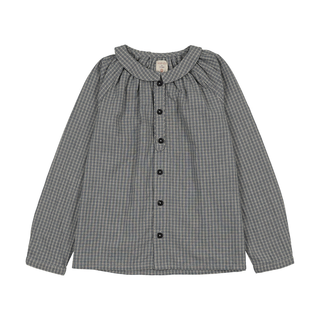 Lil Legs Plaid Edition Toddler Boys Shirt - Dried Blue Plaid