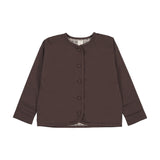 Lil Legs Home Garden Boys Single Breasted Blazer - Chocolate Brown