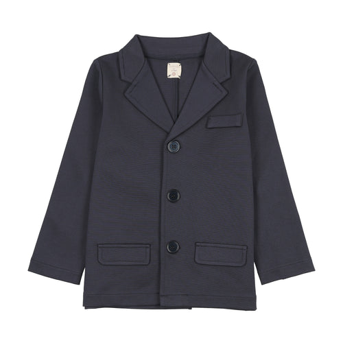 Lil Legs Ponte Blazer - Navy