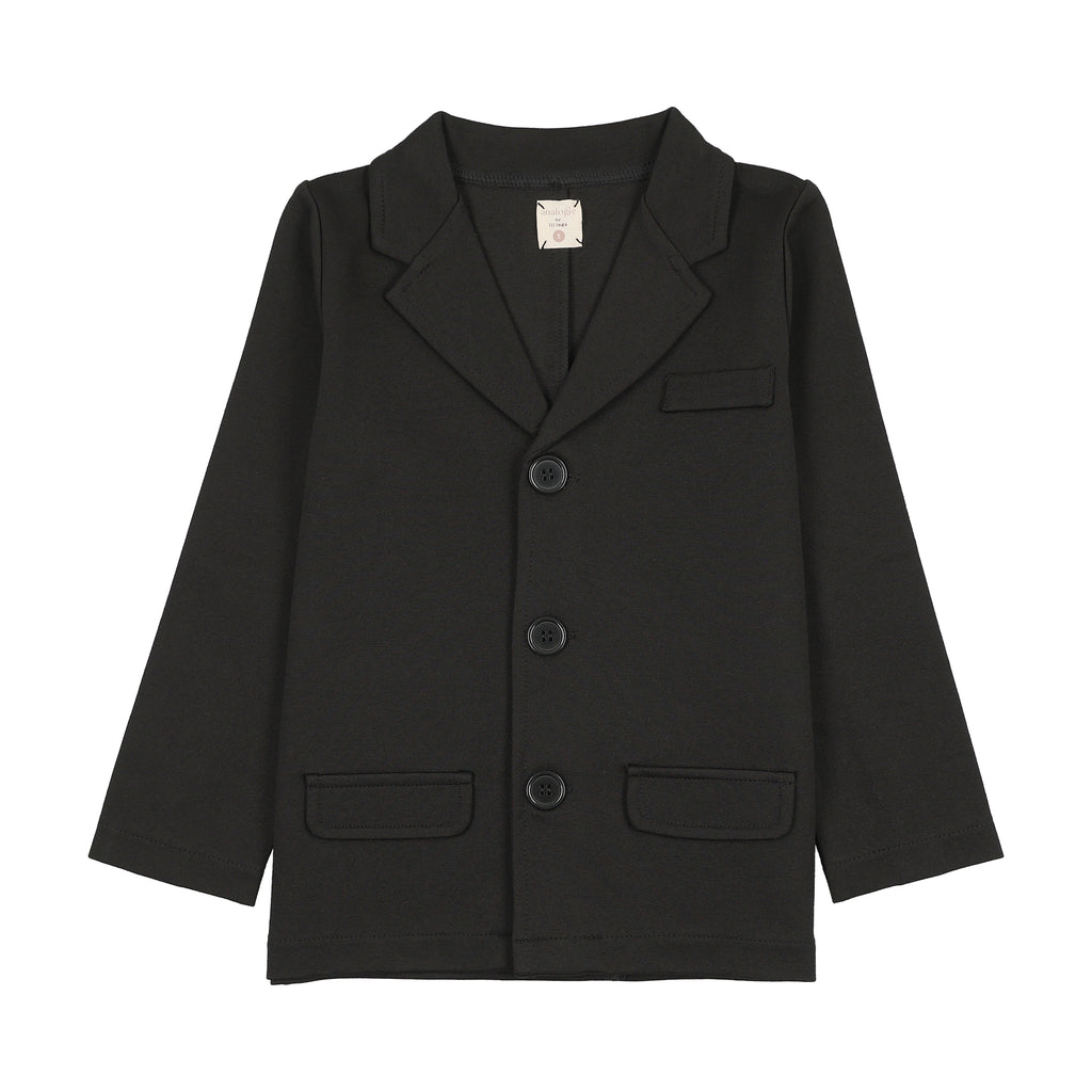 Lil Legs Ponte Blazer - Black