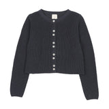 Lil Legs Fine Knit Cardigan - Navy