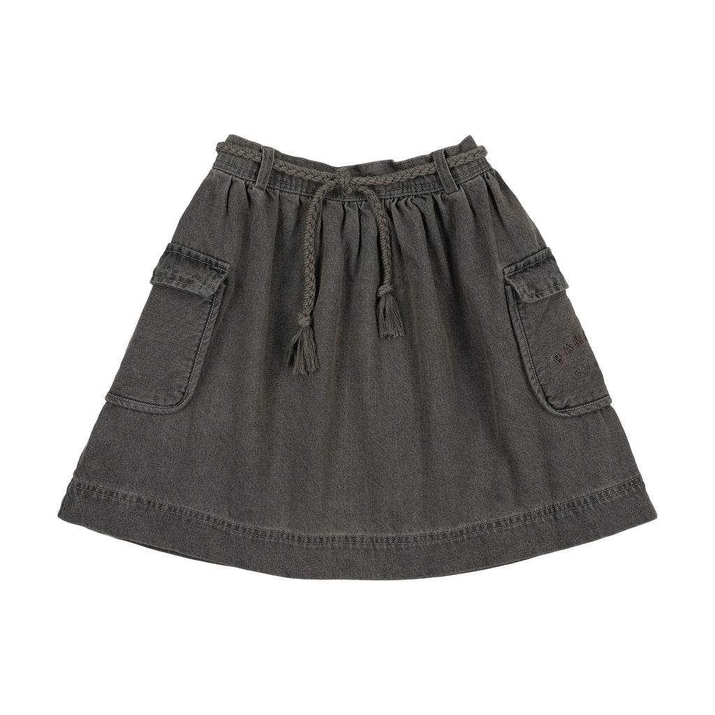 Lil Legs Denim Day Skirt - Grey Wash