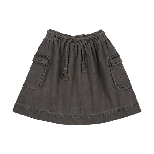 Lil Legs Denim Day Skirt - Grey Wash