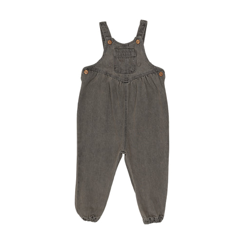 Lil Legs Denim Day Toddler Overalls - Grey Wash