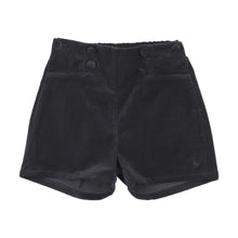 Load image into Gallery viewer, Lil Legs Velvet Shorts - Black