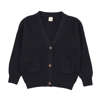 Lil Legs Grandpa Cardigan - Navy