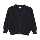 Lil Legs Grandpa Cardigan - Navy