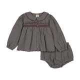 Lil Legs Plaid Edition Girls Toddler Set - Soft Grey Plaid