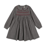 Lil Legs Plaid Edition Dress - Soft Grey Plaid