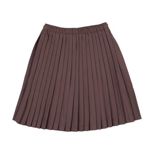 Lil Legs Knife Pleated Skirt - Vintage Purple
