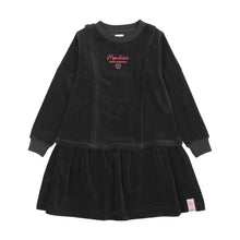 Load image into Gallery viewer, Lil Legs Velour Dress - Black