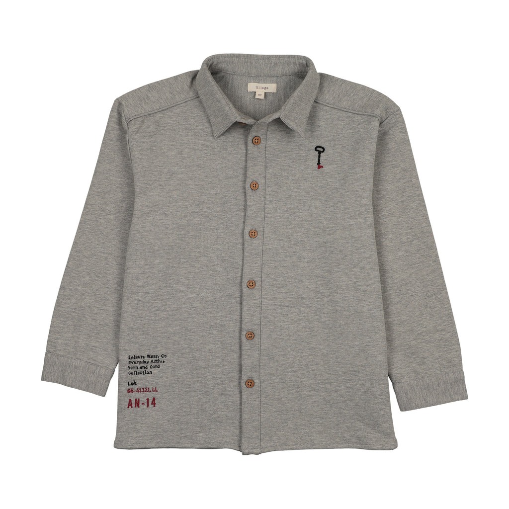 Lil Legs Little Kids Limited Capsule Shirt - Light Grey Heather
