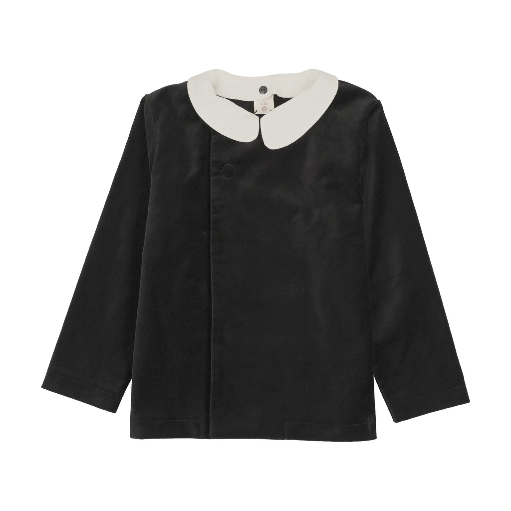 Lil Legs Velvet Blazer - Black