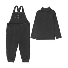 Load image into Gallery viewer, Lil Legs Stitch Studio Boys Toddler Set - Off Black