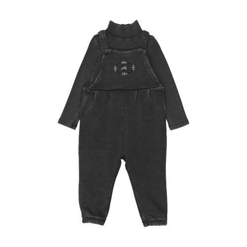 Lil Legs Stitch Studio Boys Toddler Set - Off Black