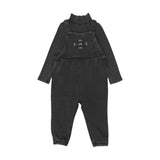 Lil Legs Stitch Studio Boys Toddler Set - Off Black