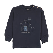 Load image into Gallery viewer, Lil Legs Boys Embroidered Sweatshirt - Navy