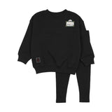 Lil Legs Mon Paris Boys Toddler Set - Black