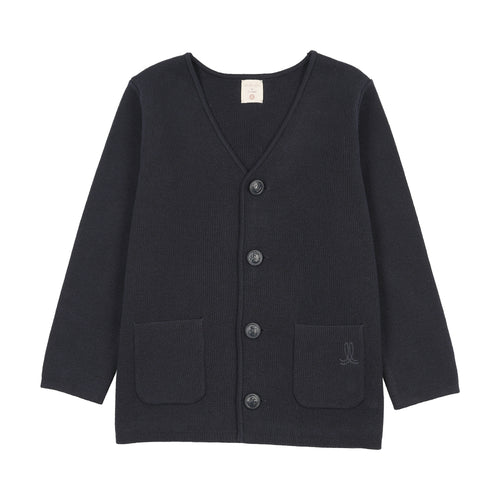 Lil Legs Boys Cardigan Blazer - Navy