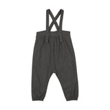 Lil Legs Plaid Edition Boys Long Romper - Mid Grey