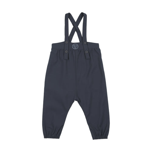 Lil Legs Plaid Edition Boys Long Romper - Navy