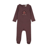 Lil Legs Classic Footie - Vintage Purple