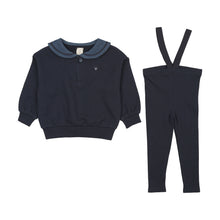 Load image into Gallery viewer, Lil Legs Boys Sailor Collar Toddler Set - Navy