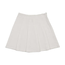 Load image into Gallery viewer, Lil Legs Pleated Denim Skirt - White Denim