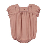 Lil Legs Denim Capsule Girls Romper - Pink Wash