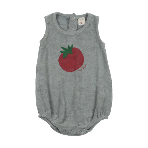 Lil Legs Tomato Romper - Blue