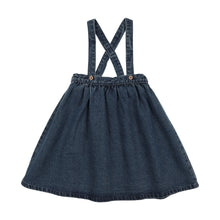 Load image into Gallery viewer, Lil Legs Denim Suspender Jumper - Blue Denim