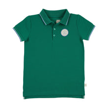 Load image into Gallery viewer, Lil Legs Boating Crew Short Sleeve Polo - Electric Green